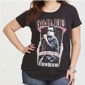 Torrid Billy Joel It's Still Rock and Roll to Me T-Shirt Tee Black 3 3X